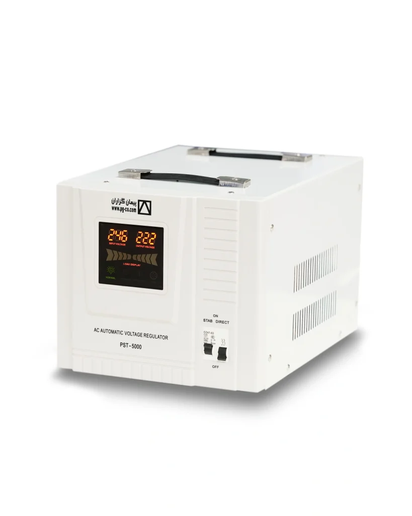 استابلایزر سروو موتور 5kva مدل PST مخصوص کاربری های حساس